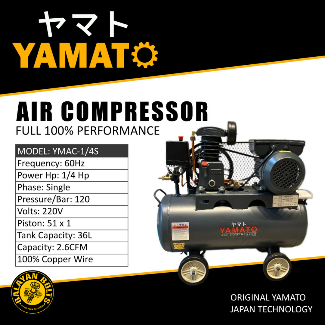 Yamato 1/4 HP Air Compressor