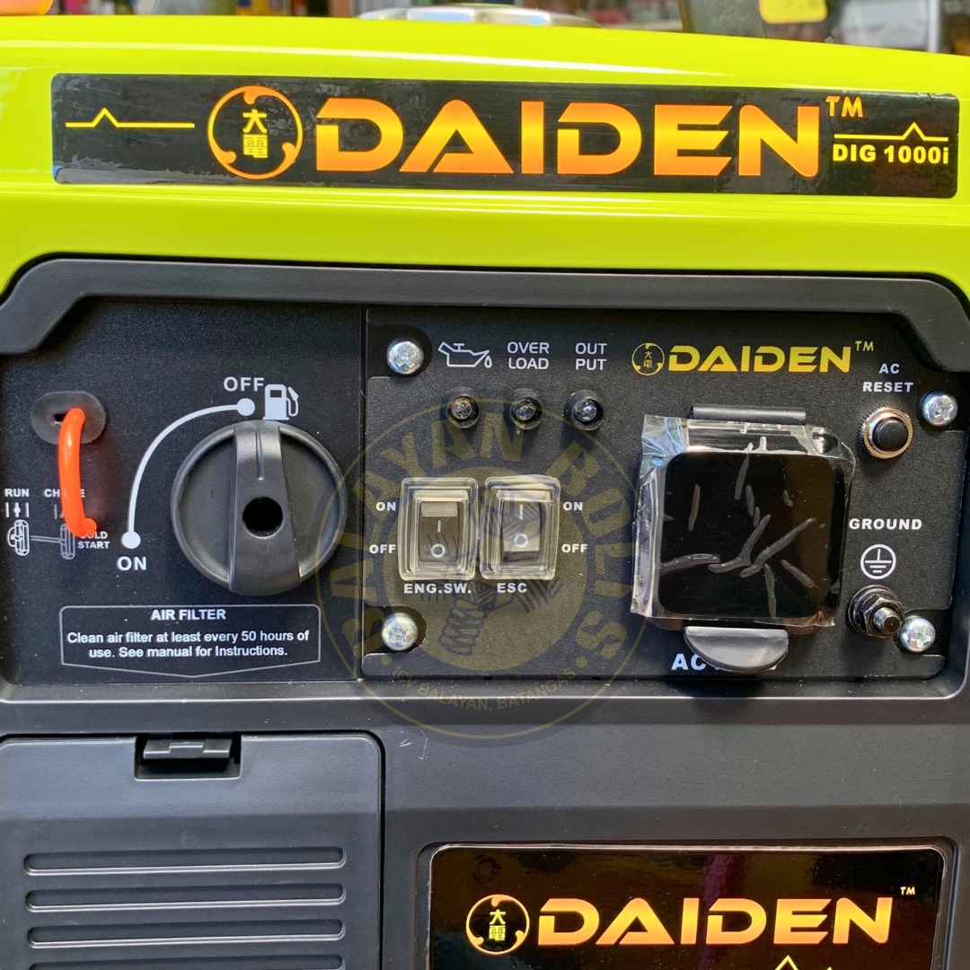 Daiden 900 Watts Inverter Type Gasoline Generator