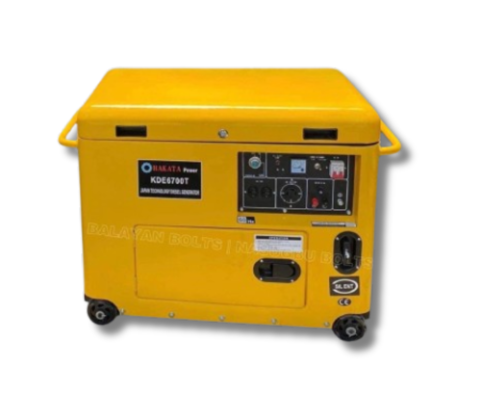 Hakata KDE6700T Diesel Silent Type Generator with Electric Start