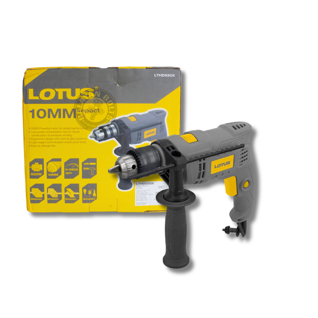 LOTUS Electric Impact Drill 10MM LTHD550X