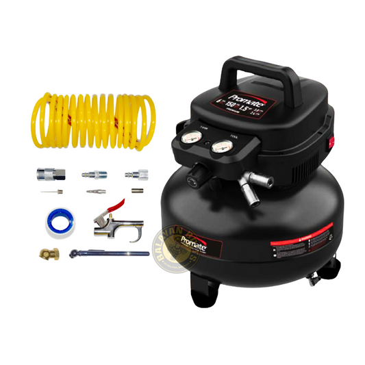 Promate Premium 6-Gallon Oilless Air Compressor