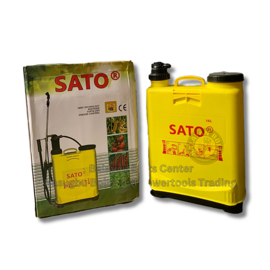 SATO HTS-16L (Manual) Yellow Knapsack Sprayer